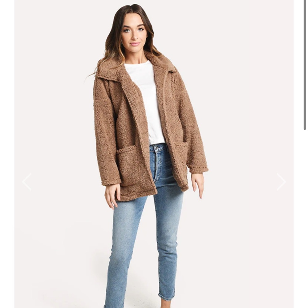 Zsupply Sherpa teddy coat in XS
